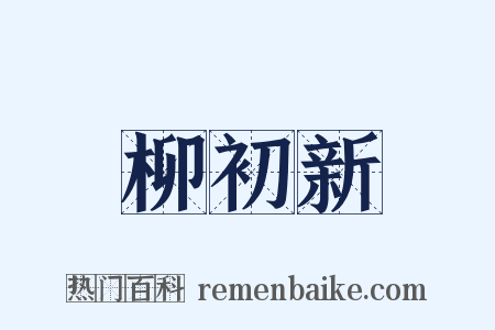 柳初新是什么意思的图片